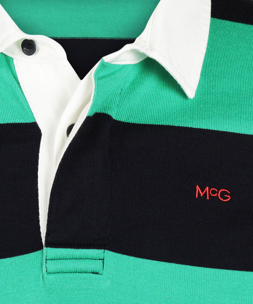 Rugby Jersey Big Stripes | Medium Green