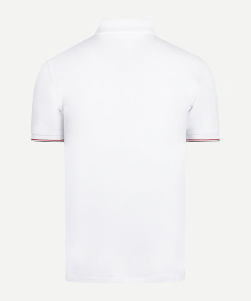 Polo Piqué met Embleem | White