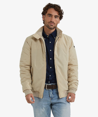 Classic Bomber Jacket | Sand