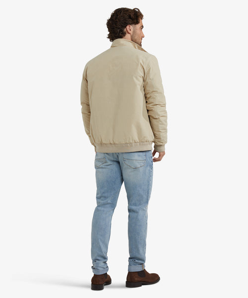 Classic Bomber Jacket | Sand