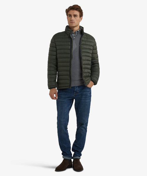 Lightweight Bomber Jacket | Dark Olive