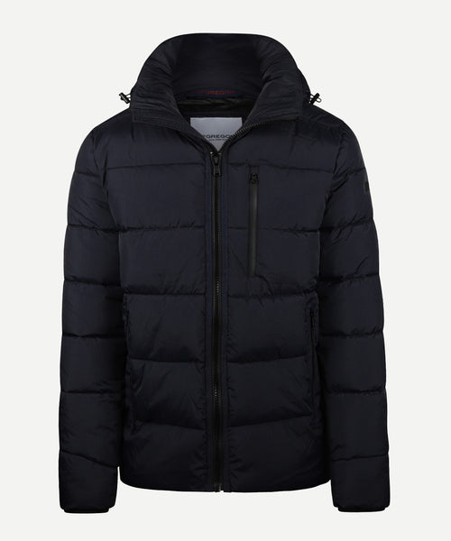 Hooded Bomber Jas | Navy