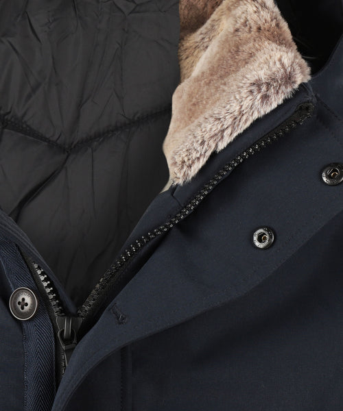 Parka Coat | Navy