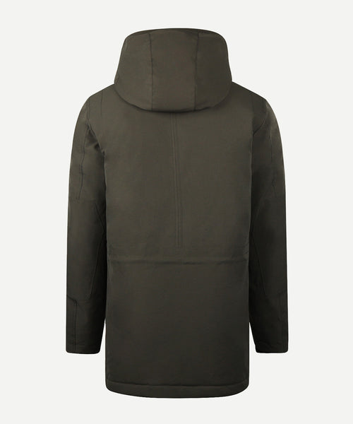 Parka Coat | Dark Olive