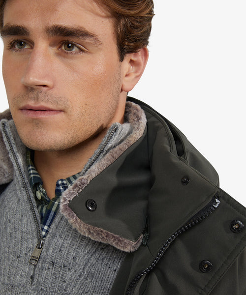 Parka Coat | Dark Olive