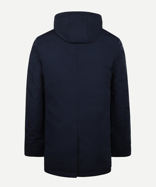 Hooded Raincoat | Navy