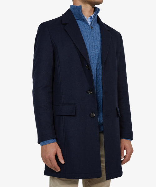 Overcoat Wool | Navy