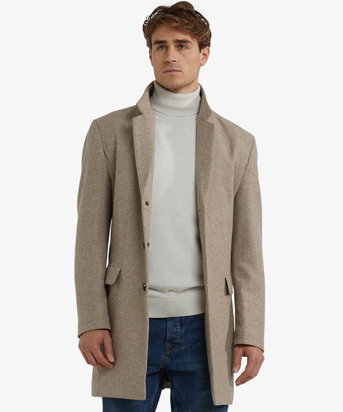 Overcoat Twill Wool | Camel