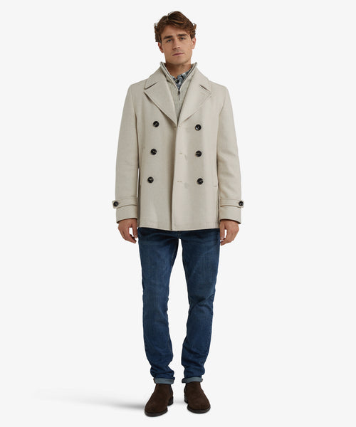 Peacoat Wol | Sand