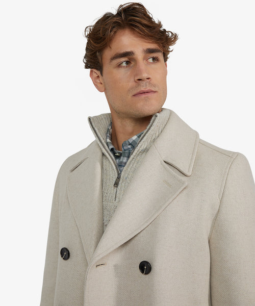 Peacoat Wol | Sand