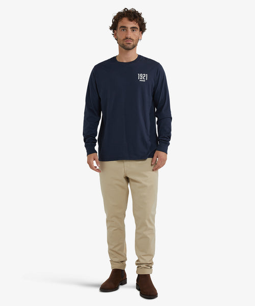 Graphic Long Sleeve T-shirt | Navy