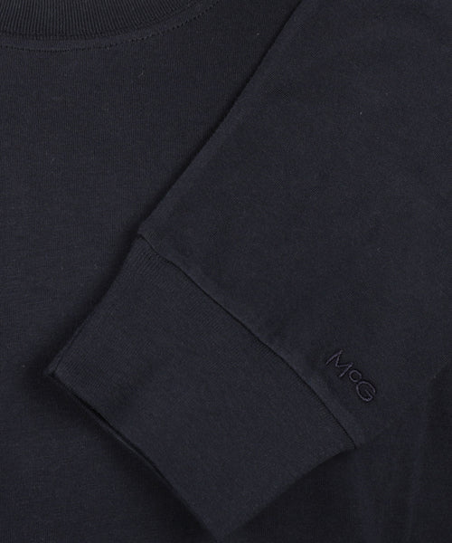 T-shirt Graphic Lange Mouw | Navy