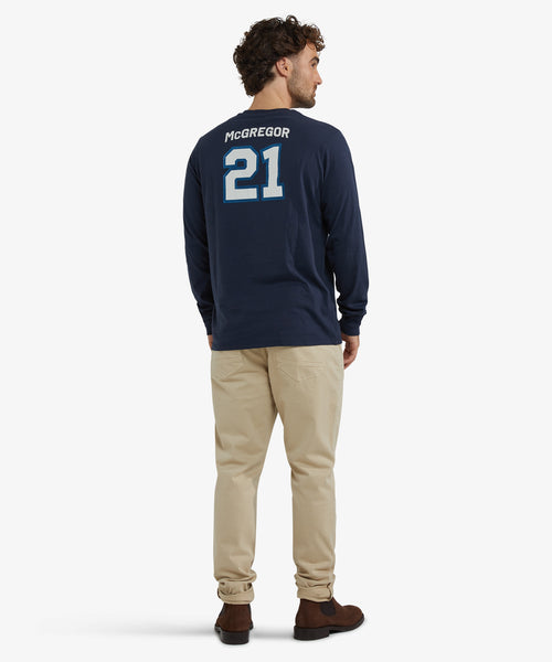 Graphic Long Sleeve T-shirt | Navy