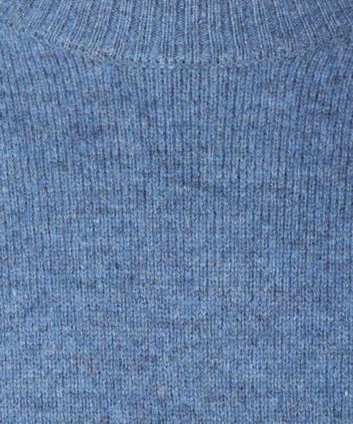Trui Lamswol Rondehals | Worker Blue