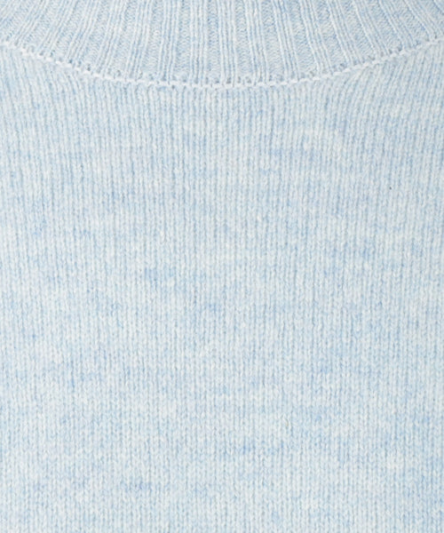 Trui Lamswol Rondehals | Ice Blue