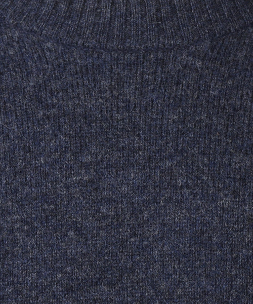 Trui Lamswol Rondehals | Navy