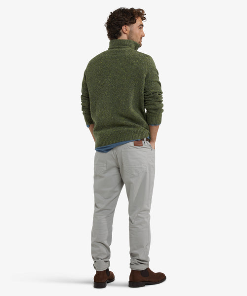 Sweater Fisherman Half-Zip | Dark Olive