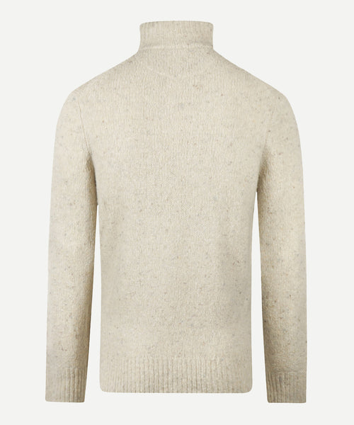 Trui Fisherman Half-Zip | Off White