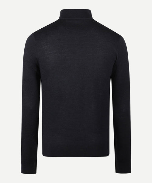 Trui Half-Zip Luxe Merinowol | Navy