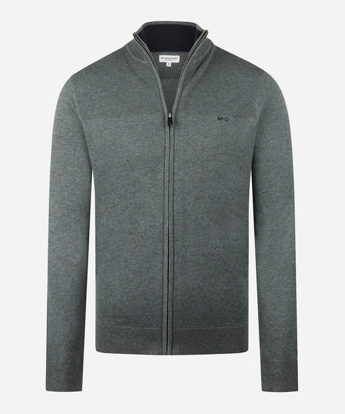 Ritsvest Katoen Merinowol | Winter Sage