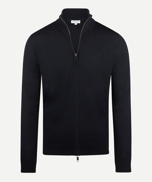 Ritsvest Luxe Merinowol | Navy