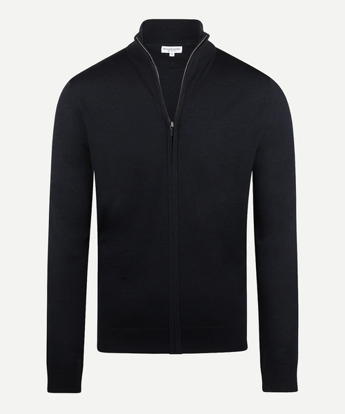 Ritsvest Luxe Merinowol | Navy