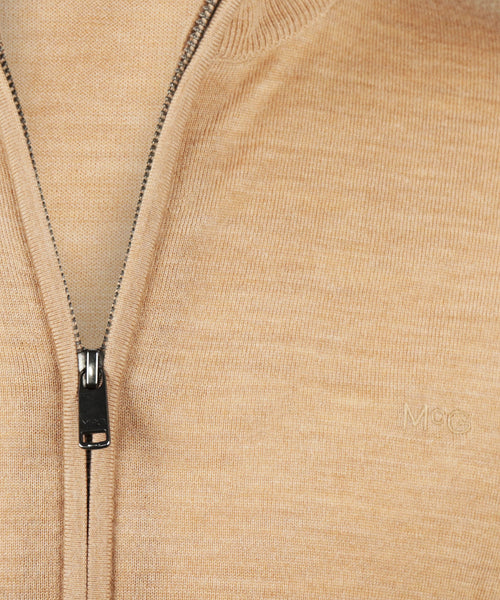 Ritsvest Luxe Merinowol | Camel