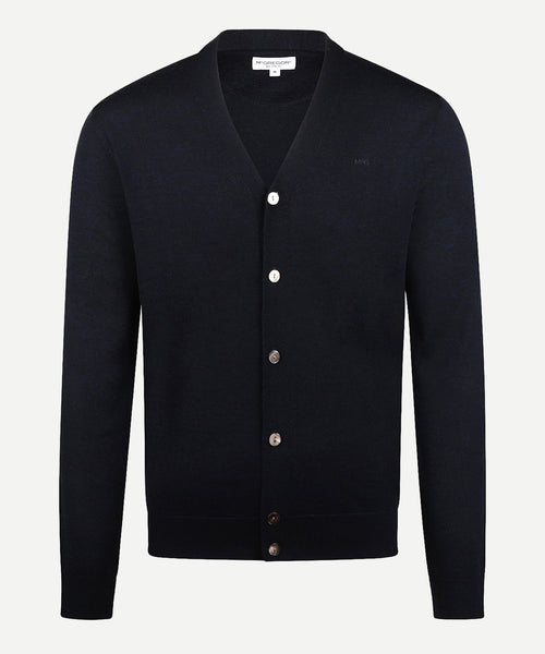Vest Klassiek Luxe Merinowol | Navy