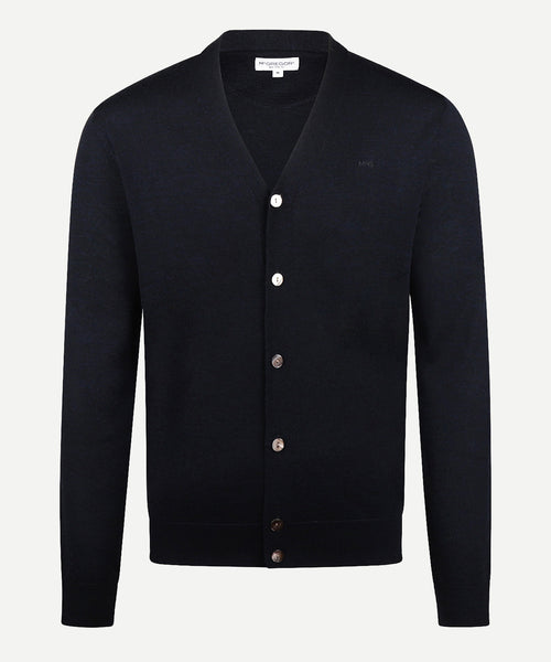 Vest Klassiek Luxe Merinowol | Navy