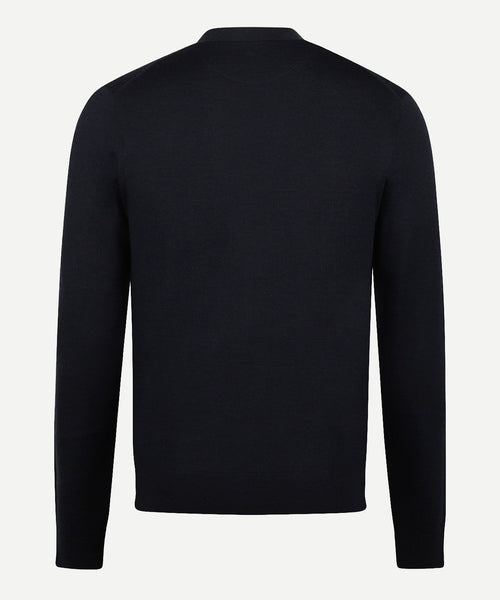 Vest Klassiek Luxe Merinowol | Navy