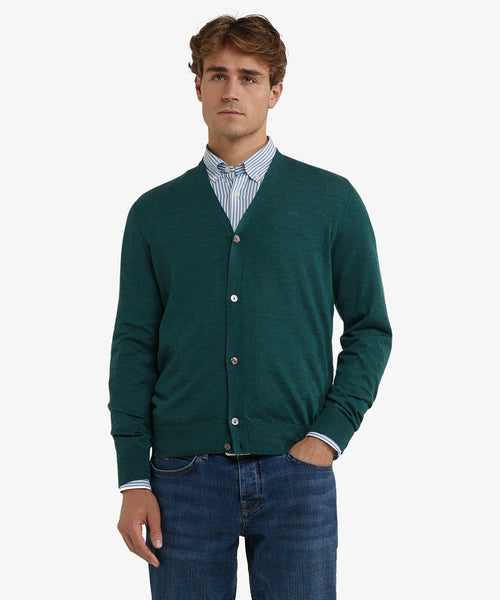 Classic Luxury Merino Wool Vest | Winter Sage