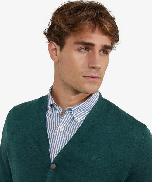 Classic Luxury Merino Wool Vest | Winter Sage