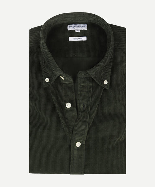 Corduroy Shirt | Dark Olive