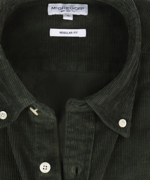 Corduroy Shirt | Dark Olive
