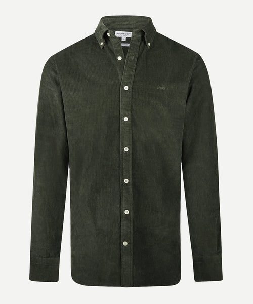 Corduroy Shirt | Dark Olive