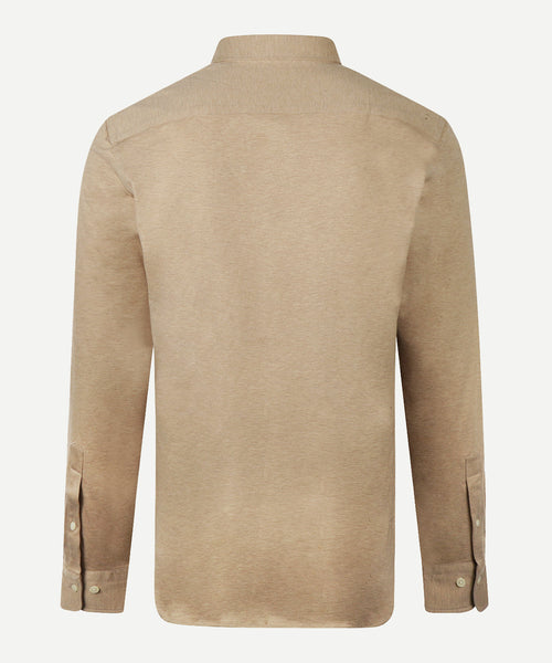 Stretch Piqué Shirt | Sand