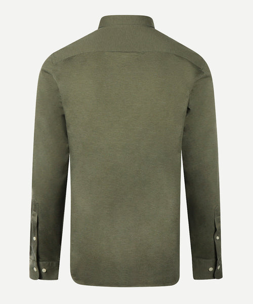 Overhemd Stretch Piqué | Winter Sage