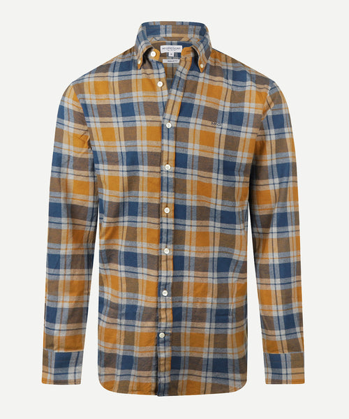 Overhemd Flanel Ruit | Camel