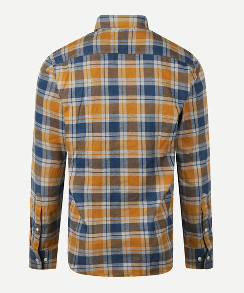 Overhemd Flanel Ruit | Camel