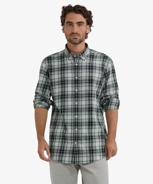 Flannel Shirt Check | Winter Sage