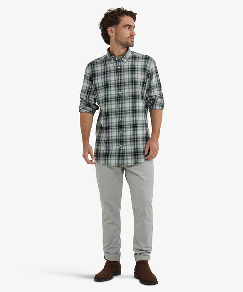 Flannel Shirt Check | Winter Sage