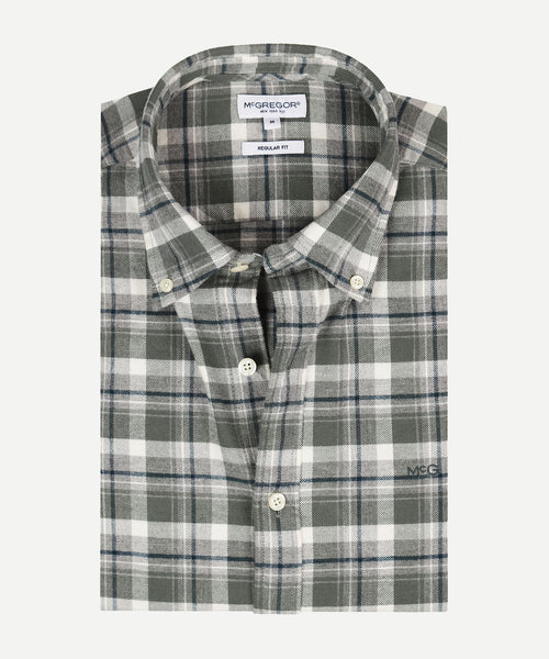 Flannel Shirt Check | Winter Sage
