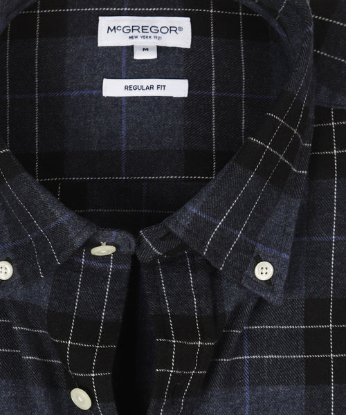 Overhemd Flanel Ruit | Navy