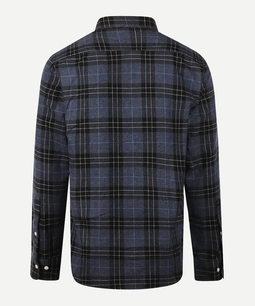 Overhemd Flanel Ruit | Navy