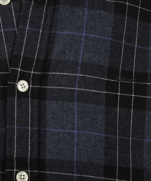 Overhemd Flanel Ruit | Navy