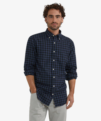 Flannel Shirt Check | Navy