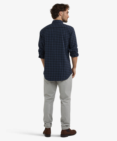 Overhemd Flanel Ruit | Navy