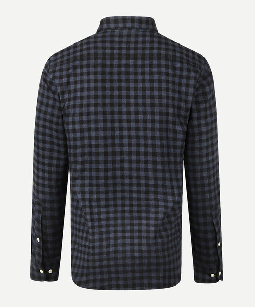 Overhemd Flanel Ruit | Navy