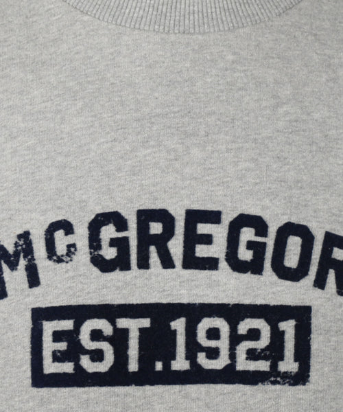 Sweatshirt Graphic Ronde Hals | Medium Grey Melange