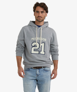 Hoody Graphic 21 | Medium Gray Melange